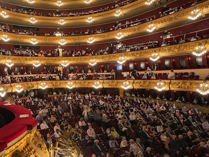 Inicio temporada 2020-2021 en el Teatro El Liceo de Barcelona.