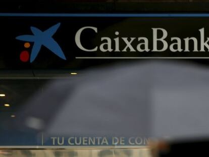 Oficina de CaixaBank en el centro de Madrid. 