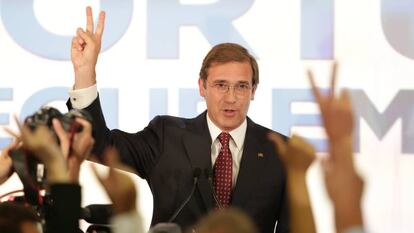 El exprimer ministro portugués Pedro Passos Coelho.