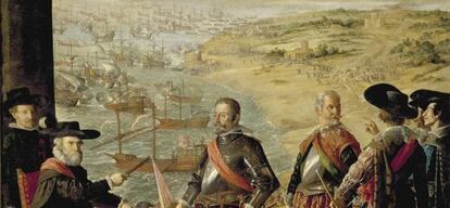 &#039;La defensa de C&aacute;diz frente a los ingleses&#039;, cuadro de Zurbar&aacute;n.