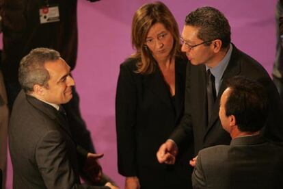 Rafael Simancas, Mar Utrera, Alberto Ruiz-Gallardón y Manuel Cobo.
