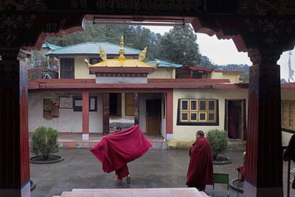 El monastrio de Dip Tse Chok Ling, en McLeod Ganj, en Dharamsala (India).