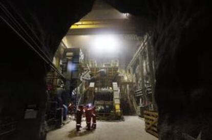 La compañía, el principal productor mundial de cobre, anunció en un comunicado su decisión de cerrar el yacimiento por "una situación de fuerza mayor". EFE/Archivo