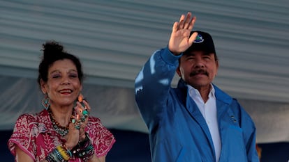 Daniel Ortega y Rosario Murillo, en una imagen de archivo.