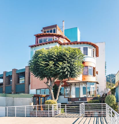'La Sebastiana', la casa del poeta Pablo Neruda en la ciudad chilena de Valparaíso.