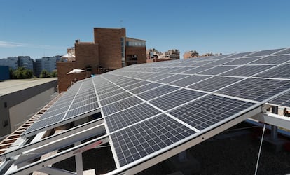 Una instalación de autoconsumo en Carabanchel (Madrid).