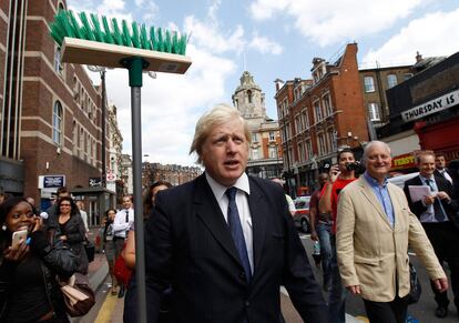 Boris Johnson, favorable al Brexit, durante su etapa como alcalde de Londres en una imagen de 2011.