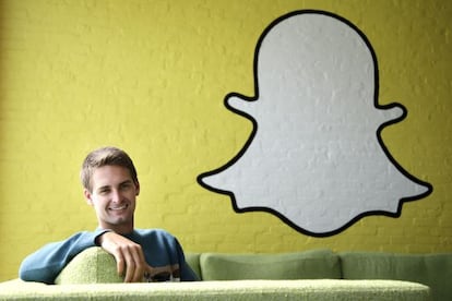 Evan Spiegel, fundador de Snapchat.
