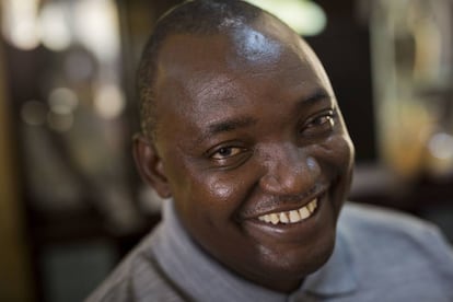 Adama Barrow, presidente electo de Gambia.