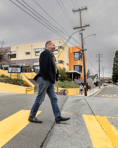 Philippe Sands, autor de 'Calle Londres 38' (Anagrama), en Oakland (Estados Unidos), el pasado 16 de marzo.