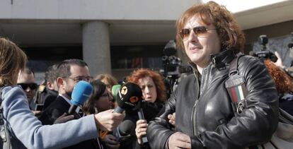Teresa Romero, en los juzgados de Plaza Castilla en Madrid.