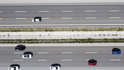 Vista de dron de una carretera de Turquía, el 29 de abril.