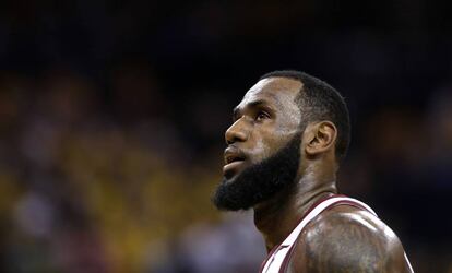 LeBron James, durante un partido el pasado 3 de junio.