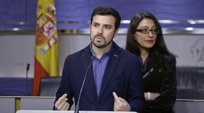 El líder d'Esquerra Unida, Alberto Garzón.
