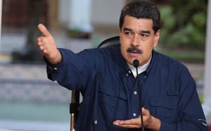 Nicol&aacute;s Maduro, en un acto de gobierno.