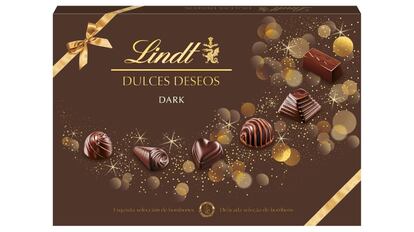 Bombones Lindt de chocolate negro.