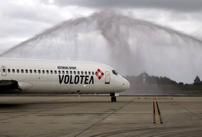 Uno de los aviones de Volotea.