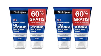 Esta crema de manos Neutrogena​ es ideal para manos secas y agrietadas.