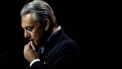 Luca de Meo, ex consejero delegado del grupo Renault en el Salón del Automóvil de París, en una foto de archivo de 2024.