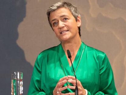 Margrethe Vestager, vicepresidenta de la Comisión Europea.