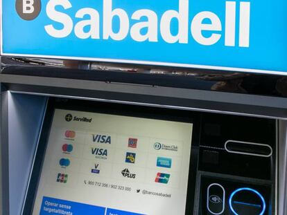 Un cajero nuevo de Banco Sabadell