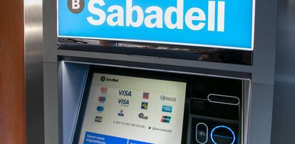 Un cajero nuevo de Banco Sabadell