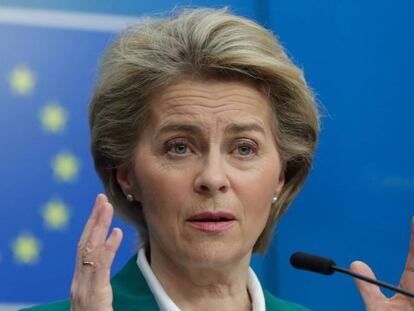 La presidenta de la Comisión Europea, Ursula Von Der Leyen.