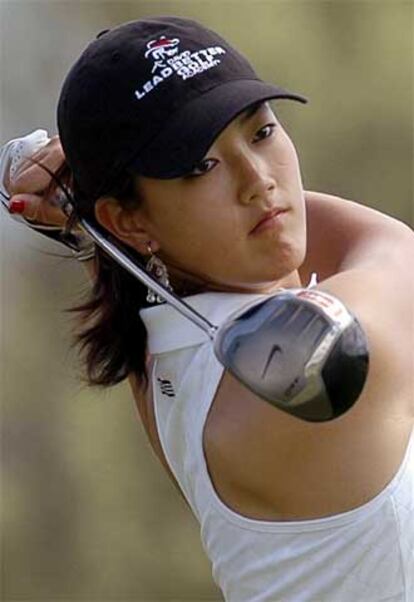 Michelle Wie, en acción.