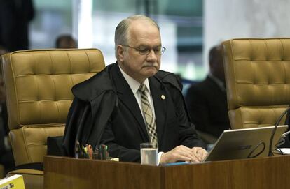 El magistrado Edson Fachin, uno de los miembros del Tribunal Supremo.