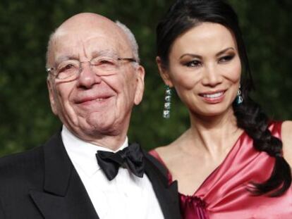Rupert Murdoch y Wendi Deng.