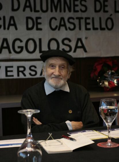 Imagen del catedrático Gonzalo Anaya durante un acto de la confederación que lleva su nombre.