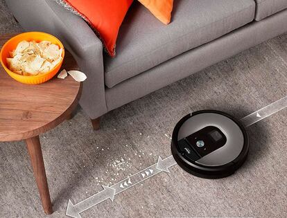 Un aspirador Roomba.