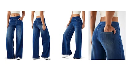 el pantalón vaquero ancho para mujer más vendido