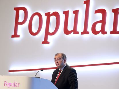 El presidente del Banco Popular, Ángel Ron, en una imagen de archivo.