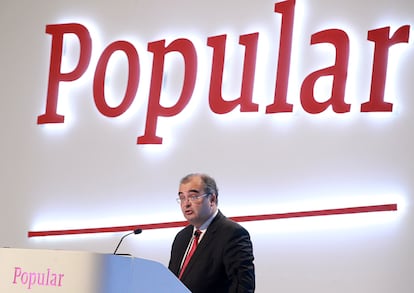 El presidente del Banco Popular, Ángel Ron, en una imagen de archivo.