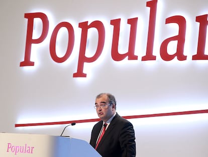 El presidente del Banco Popular, Ángel Ron, en una imagen de archivo.