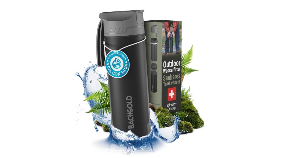 Vista del filtrador de agua de la marca Bachgold.