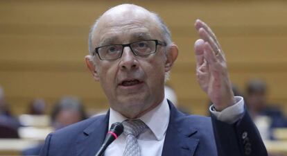 El ministro de Hacienda, Cristóbal Montoro.