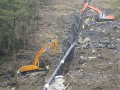 Construcci&oacute;n de un gasoducto de Naturgas.