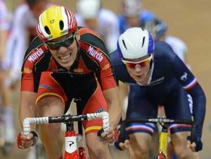 Eloy Teruel, durante la carrera.