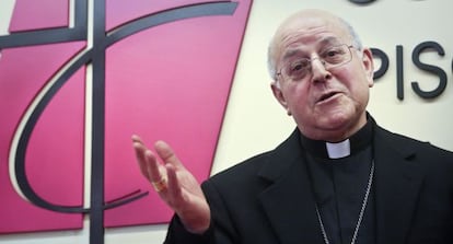 Ricardo Blázquez, after being elected as the new head of Spain's bishops.