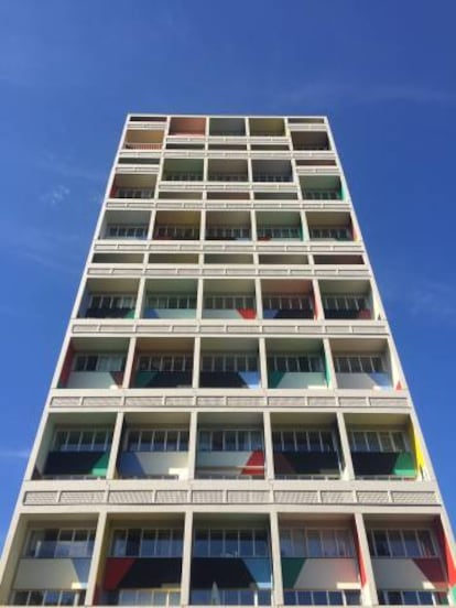 Unidad Habitacional de Berlín, obra de Le Corbusier.