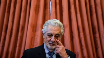 El tenor español Plácido Domingo en Madrid, el pasado 10 de junio de 2021.