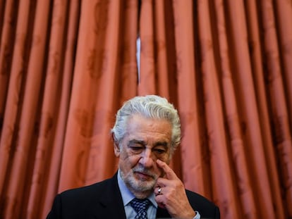 El tenor español Plácido Domingo en Madrid, el pasado 10 de junio de 2021.