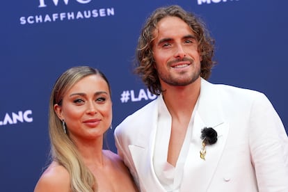 Paula Badosa y Stefanos Tsitsipas