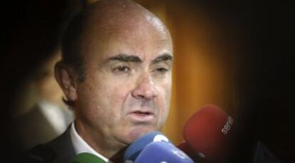 El ministro de Economía y Competitividad, Luis de Guindos.