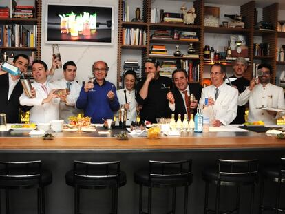 La nueva escuela de cócteles del bar Dry martini de Barcelona.