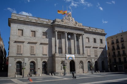 El Ayuntamiento de Barcelona, en la plaza de Sant Jaume.