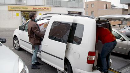 Voluntarios durante el estado de alarma.