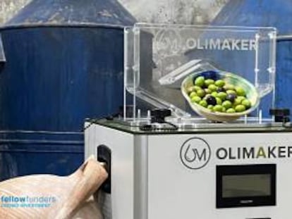 Micro almazara Home de Olimaker, que saldrá a la venta próximamente